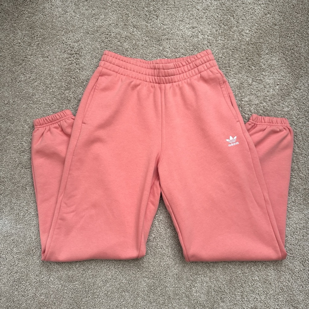 Pink Adidas sweatpants